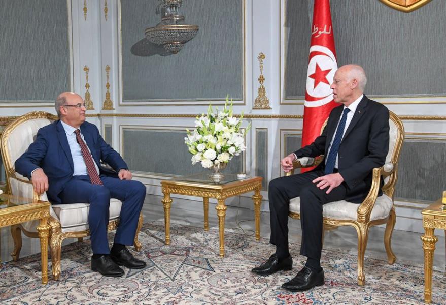 Kaïs Saïed reçoit Hakim Ben Hammouda, candidat à la présidence du gouvernement