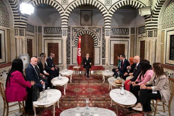 Des élus issus de la diaspora tunisienne reçus par la Cheffe du gouvernement