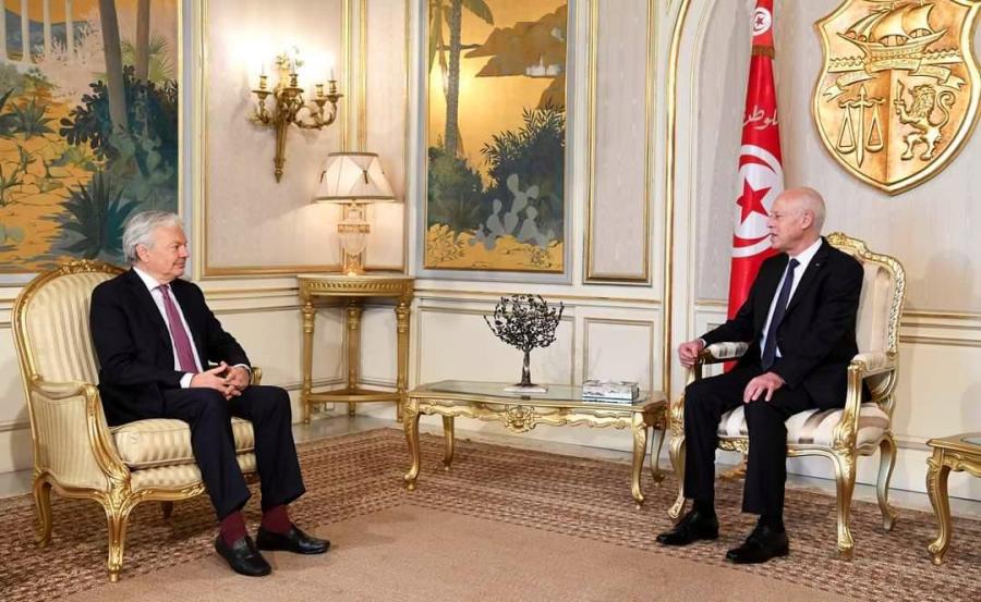 Reynders appelle Saied à un dialogue national inclusif entre tous les acteurs sociaux et politiques