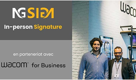 NGSIGN et Wacom s’allient pour offrir une meilleure expérience digitale en agence