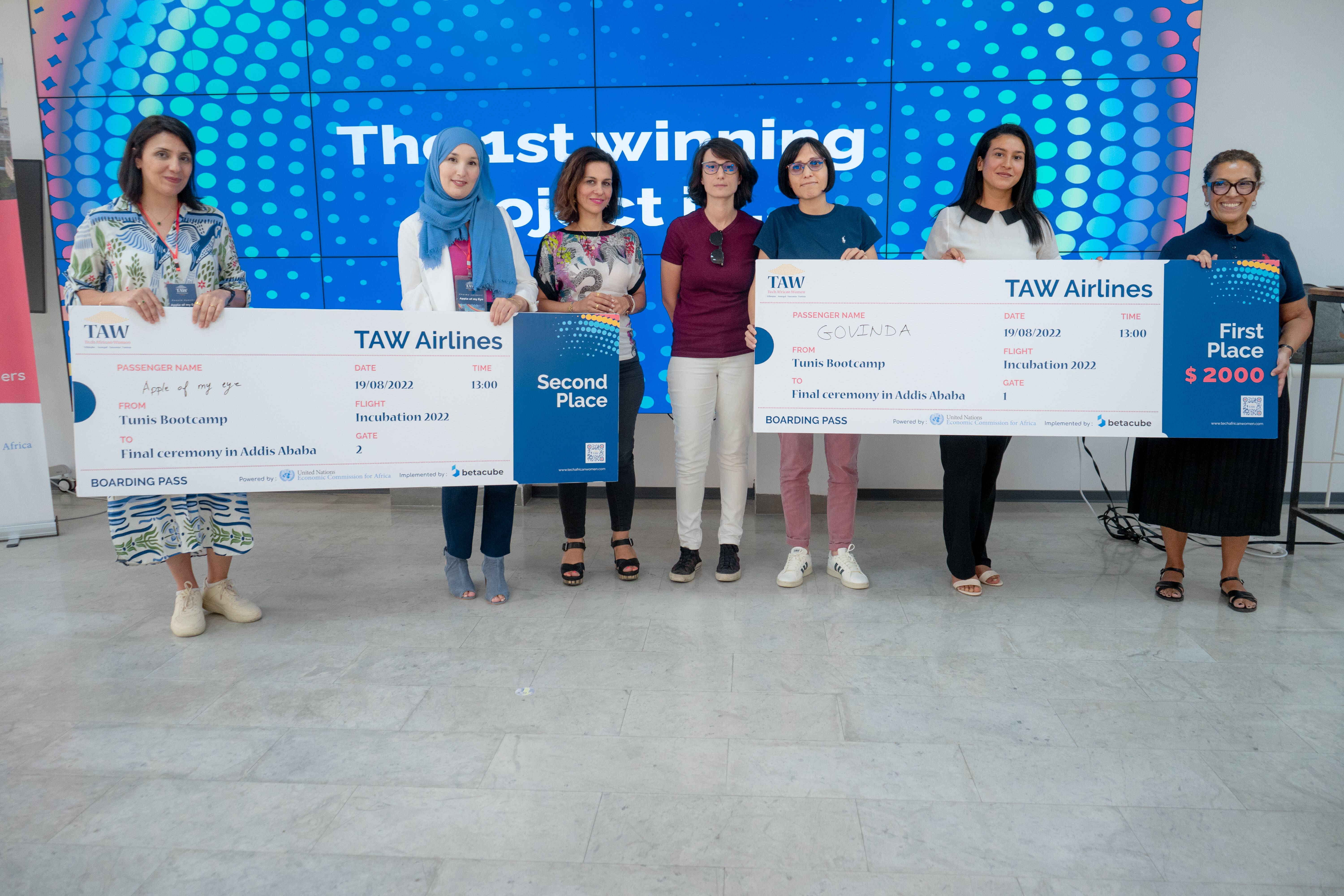 Programme TAW: Les 2 lauréates startups tunisiennes en lice vers la finale en Ethiopie