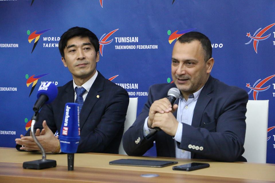 Le président de la fédération Tunisienne de Taekwondo par Ahmed Gaaloul.