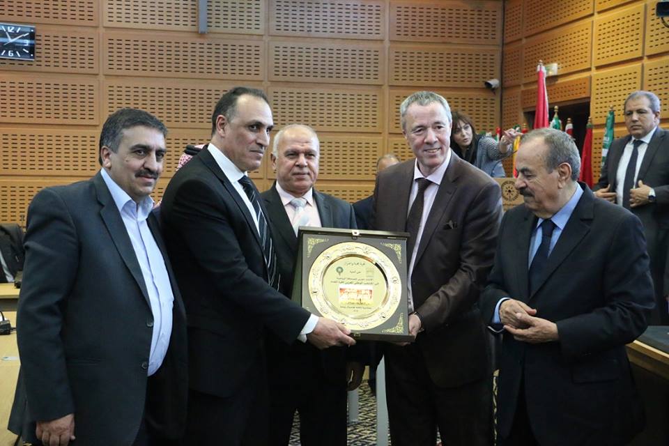 Une cérémonie a été organisée pour rendre hommage aux sélections nationales arabes qualifiées pour la Coupe du monde Russie 2018 à savoir la Tunisie, Maroc, Egypte et Arabie Saoudite. 
