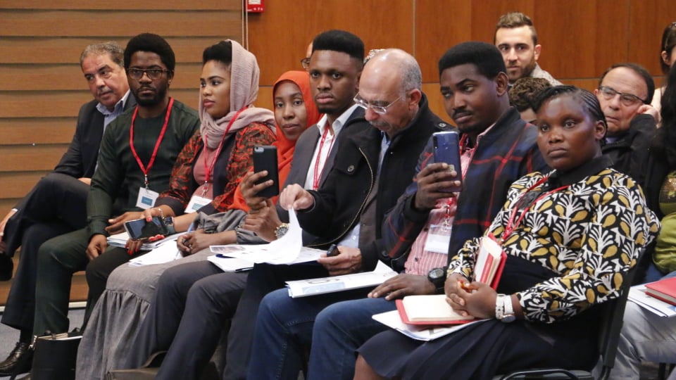 Les membres de la  délégation nigériane composée d'acheteurs de premier rang venu spécialement pour l’événement.