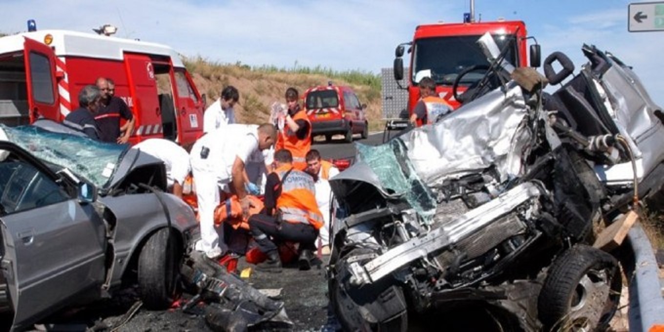 Accidents de la route: 9 morts et 375 blessés au cours des dernières vingt-quatre heures