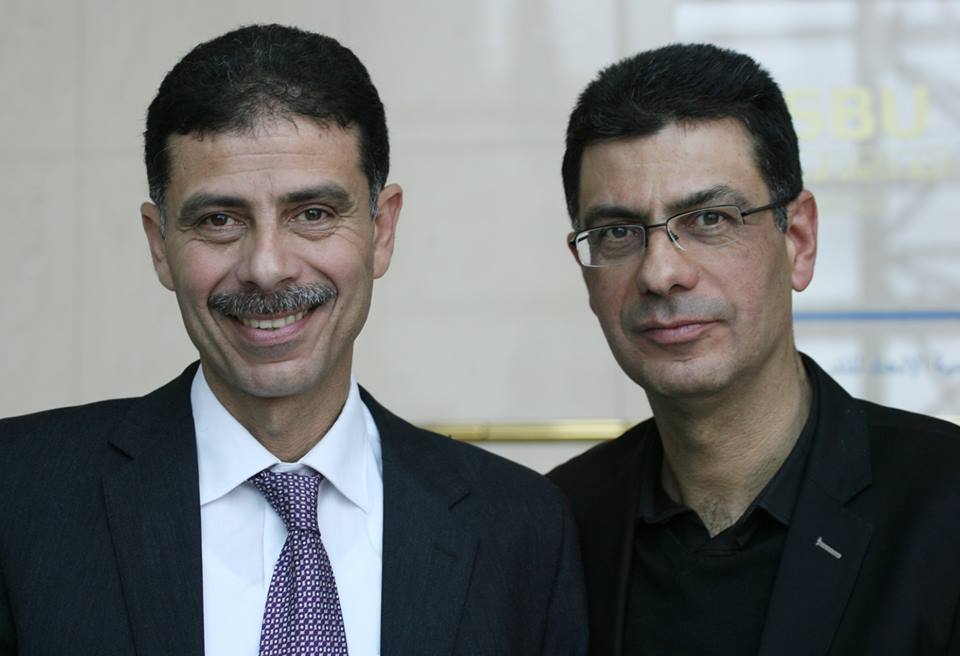 Adnen Ben Mrad, président de l’association des journalistes sportifs Tunisiens et Kais Ben Mrad, Secrétaire Général de la Fédération des Directeurs de Journaux 