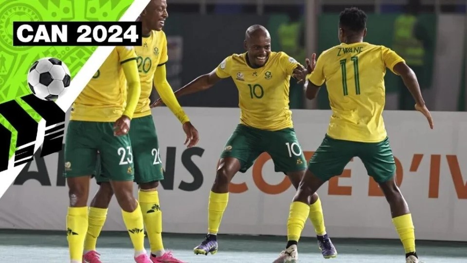 CAN 2024: L'Afrique du Sud étrille la Namibie 4-0