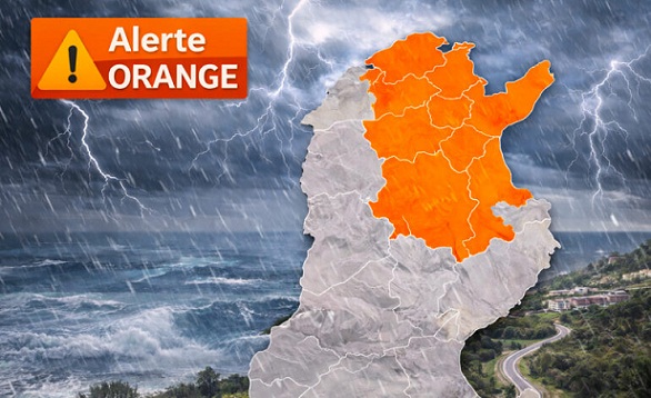 Alerte météo : Huit gouvernorats placés en vigilance orange