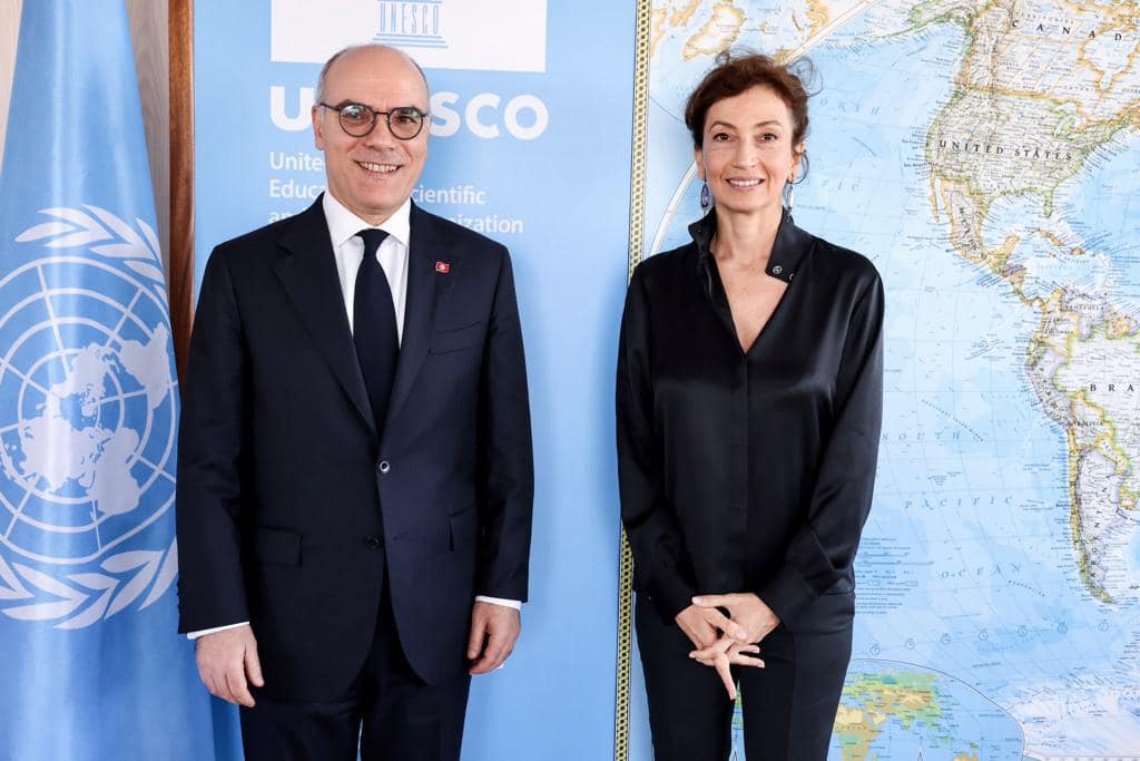 Nabil Ammar rencontre à Paris Audrey Azoulay et Jack Lang