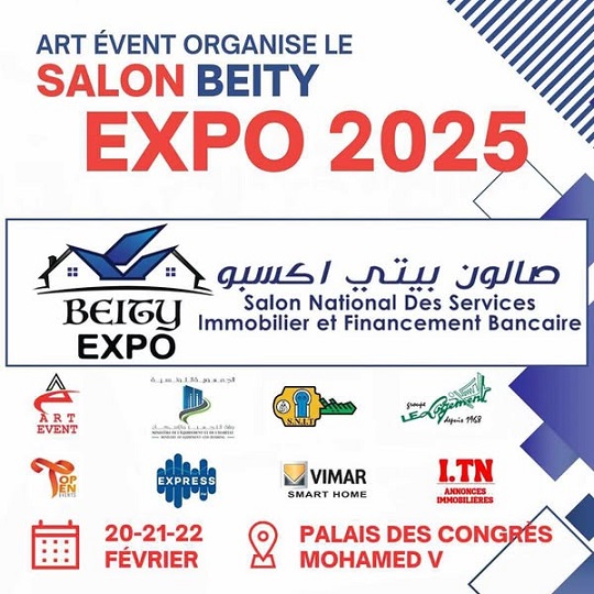 Beity-Expo du 20 au 22 février 2025 au Palais des Congrès de Tunis