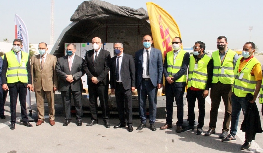 Un lot de 84 mille doses du vaccin Pfizer-BioNTech receptionné à Tunis-Carthage