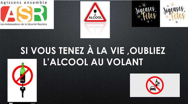 Campagne de sensibilisation à l'occasion des fêtes de fin d'année