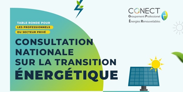GPER - CONECT : Lancement d'une consultation nationale sur la transition énergétique
