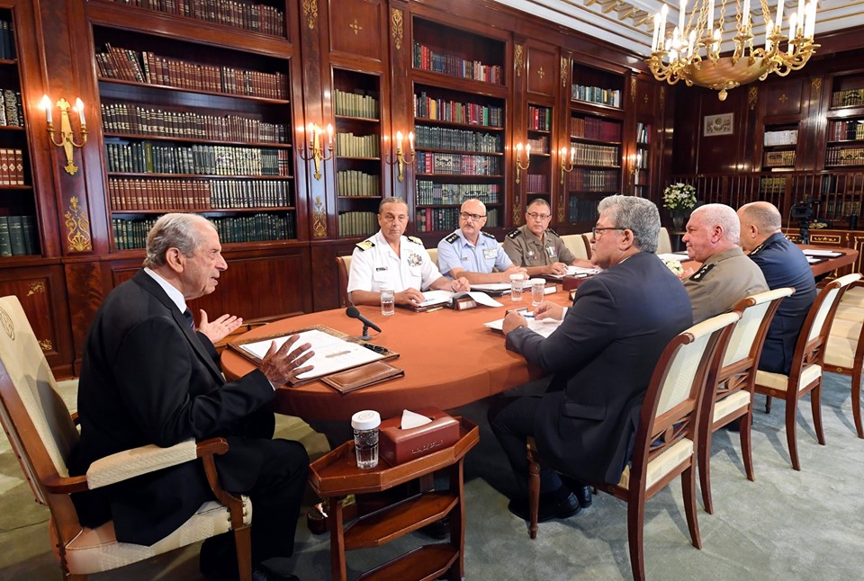  Réunion au Palais de Carthage du Conseil supérieur des armées