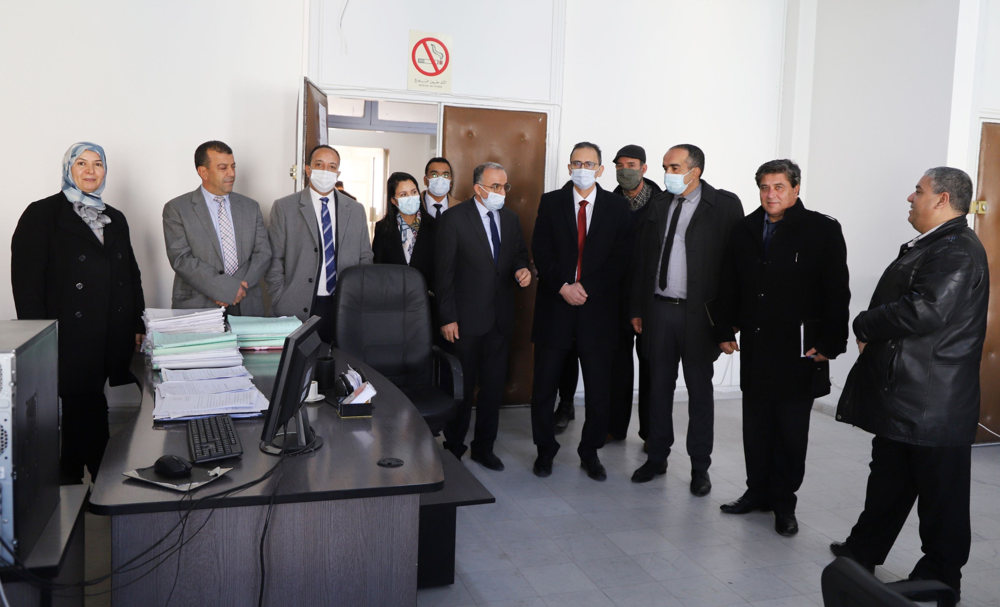 Mohamed Rekik en visite au Contentieux de l’Etat