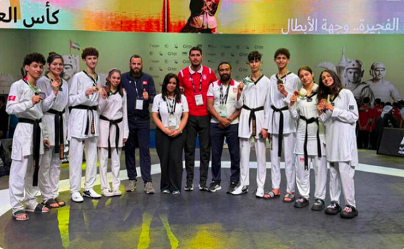 La Tunisie brille à Fujaïrah : 8 médailles pour les juniors en taekwondo