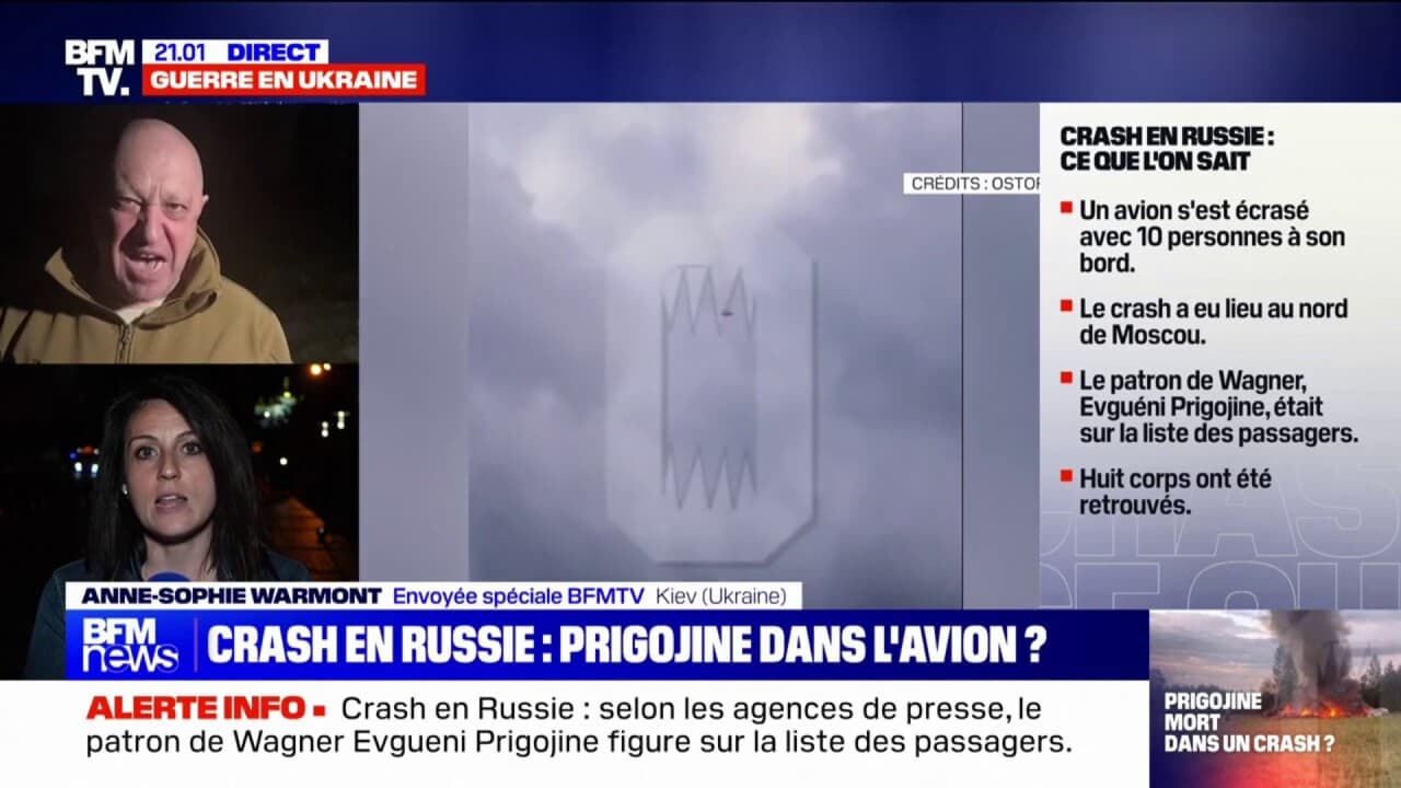  Russie : Le patron de Wagner, Evguéni Prigojine serait mort dans le crash d’un avion privé