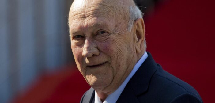 Mort à 85 ans de Frederik de Klerk, ancien président sud-africain et prix Nobel de la paix