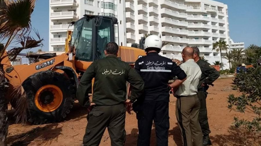 Sousse: Démolition de structures illégales sur le domaine public maritime