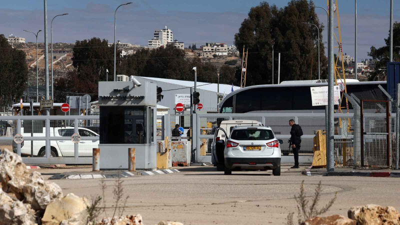 Arrivée des bus des 114 prisonniers libérés à Ramallah