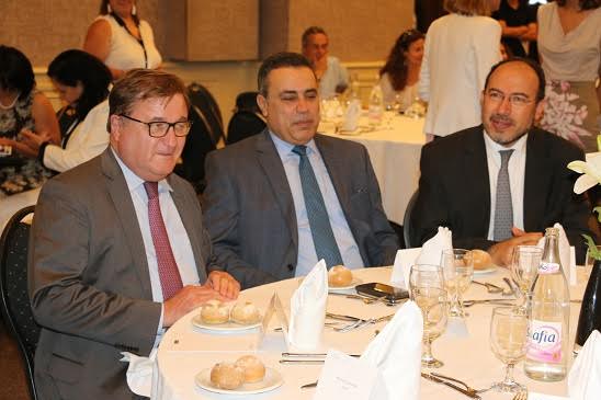  Laurent Batsch, président de l'Université Paris-Dauphine, Mehdi Jomâa et Tawfik Jelassi