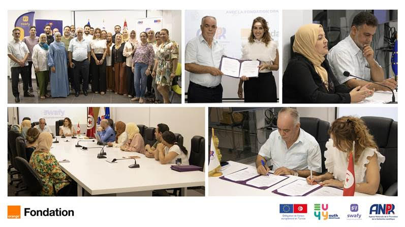 Accord de partenariat entre la Fondation Orange Tunisie et l’ANPR pour soutenir l’employabilité des jeunes tunisiens