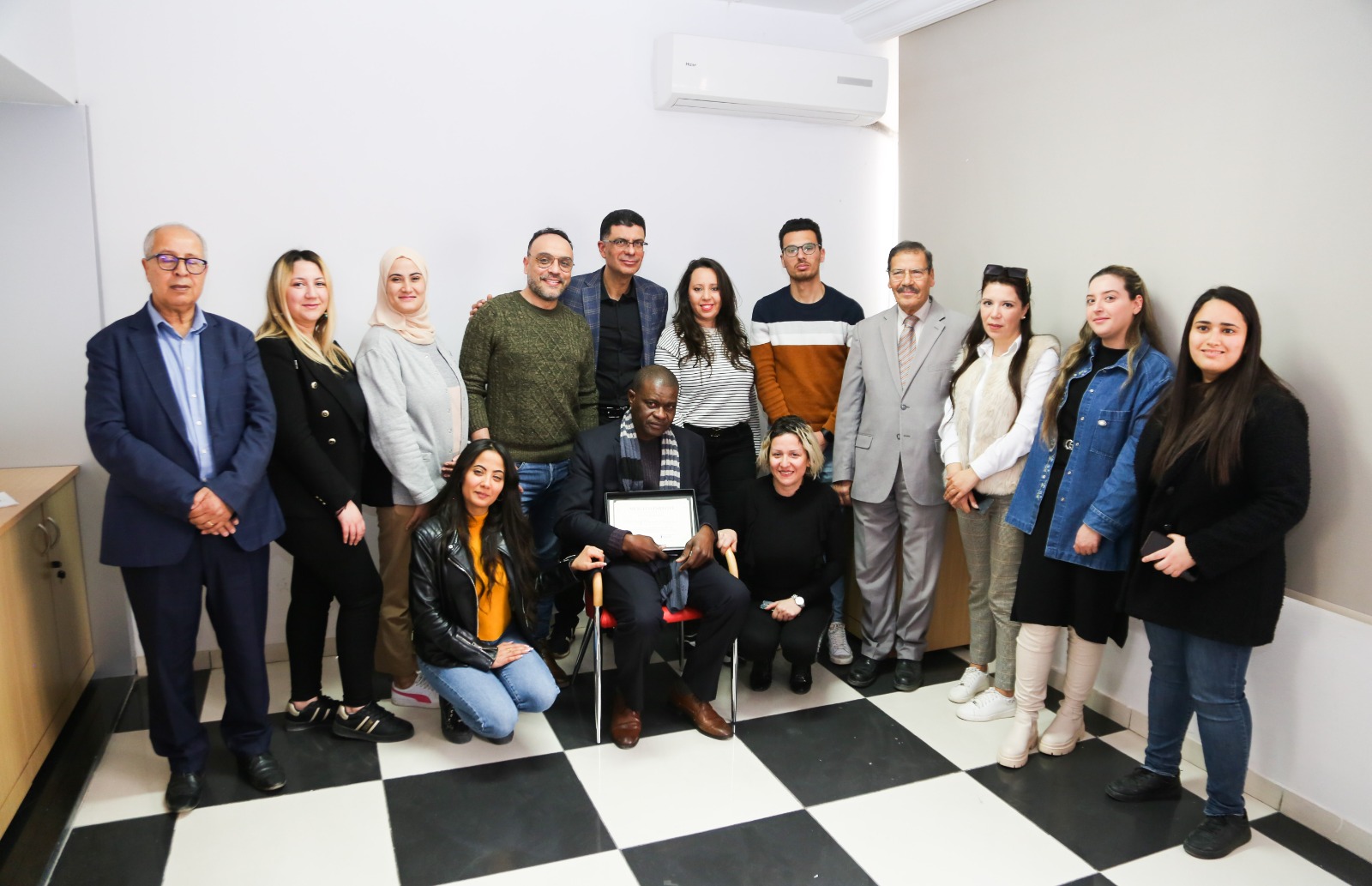 Oumar Diagana, Meilleur Employé de l’année 2022 de la société PressCom Edition