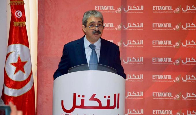 Ettakatol appelle à ne pas voter pour Karoui