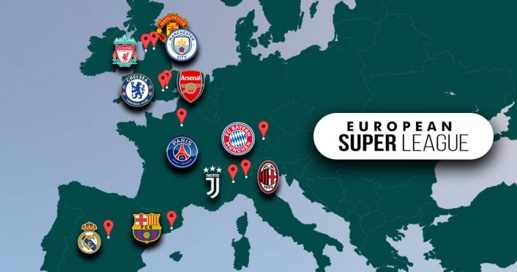 Création de la Super League européenne de football