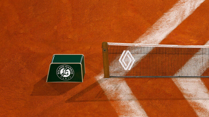 Renault monte au filet et devient partenaire de Roland-Garros