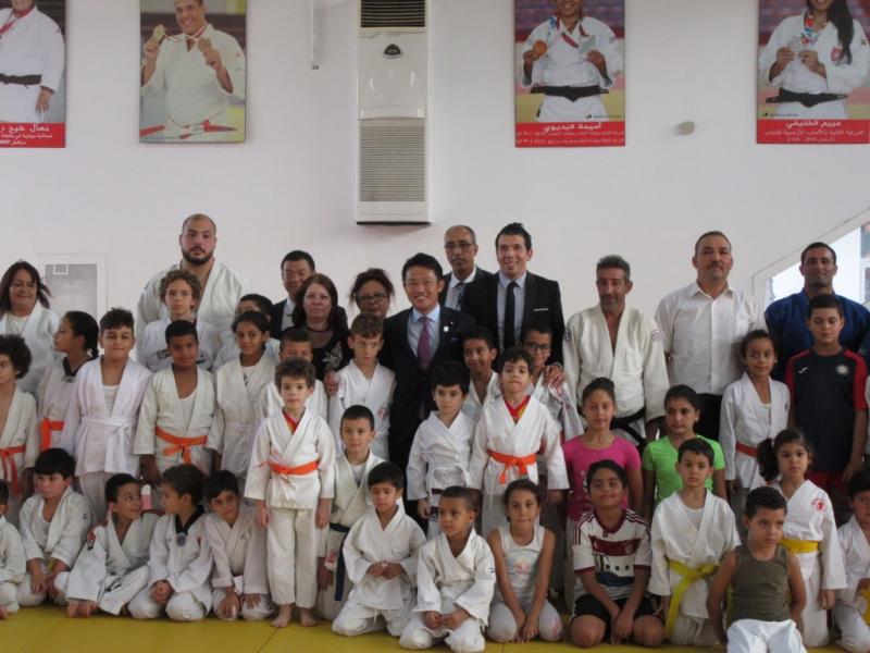 Cérémonie d’inauguration du décernement de judogis à la Fédération Tunisienne de Judo