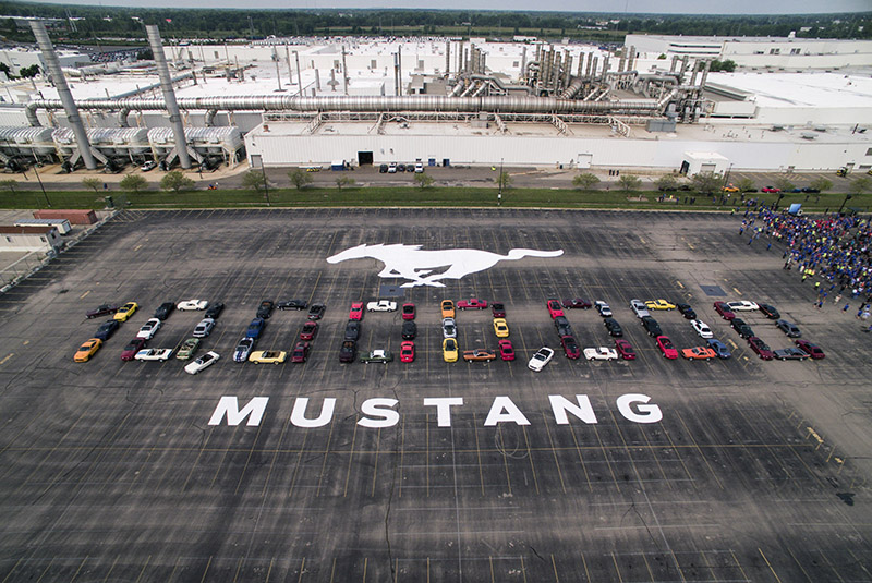 Ford célèbre la production de la 10 millionième Mustang