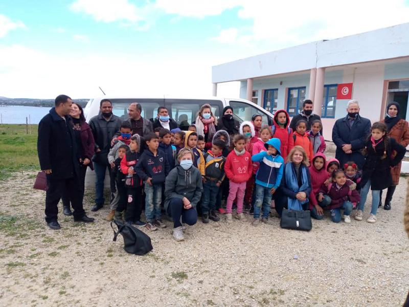 FACE Tunisie et la Fondation Alstom parrainent l’école primaire El Mnasria à Sejnane