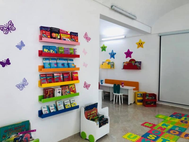 L’Association "Un Enfant Des Sourires" inaugure la 10ème bibliothèque scolaire à Damous El Hajja