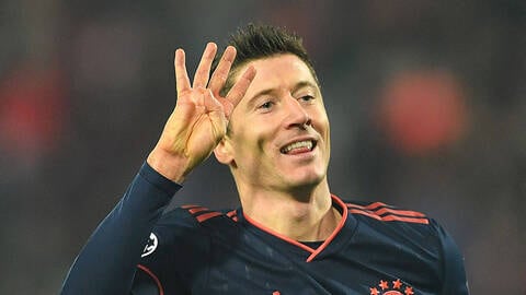 Lewandowski, 4 buts en moins de 15 minutes