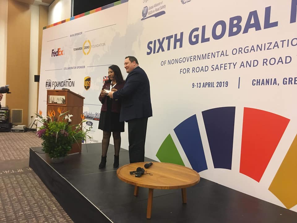 L’Association des Ambassadeurs de la Sécurité Routière reçoit le prestigieux FedEx Road Safety Award 2019