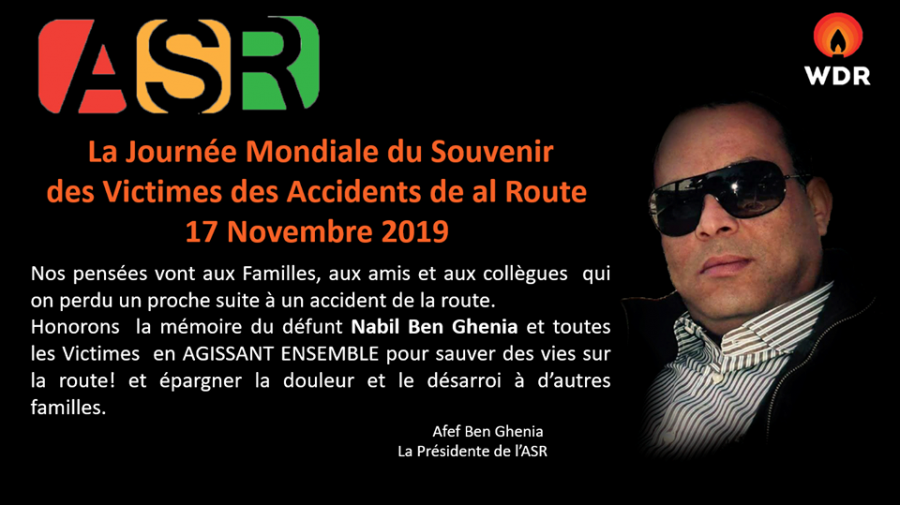 17 novembre : Journée mondiale du souvenir des victimes de la circulation routière