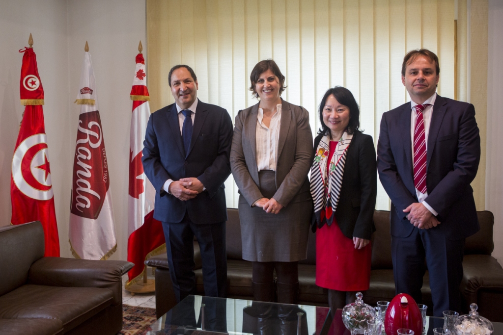 L'ambassadeur du Canada en Tunisie visite le pôle agroalimentaire RANDA