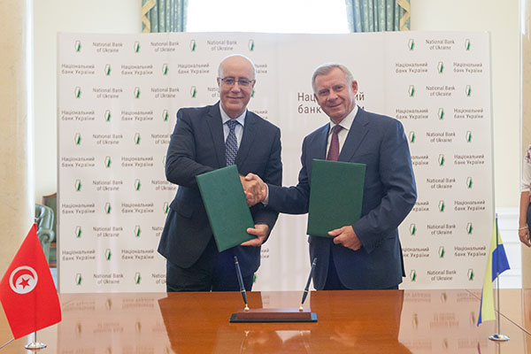La BCT et la Banque Nationale d'Ukraine signent un protocole d’accord
