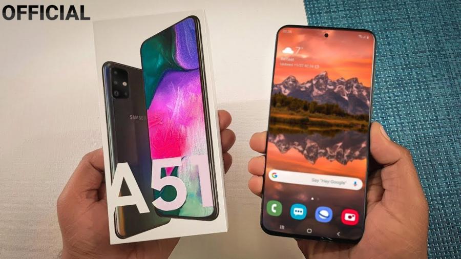Galaxy A51: Samsung présente son nouveau Smartphone équipé de quadruple capteur photo au dos