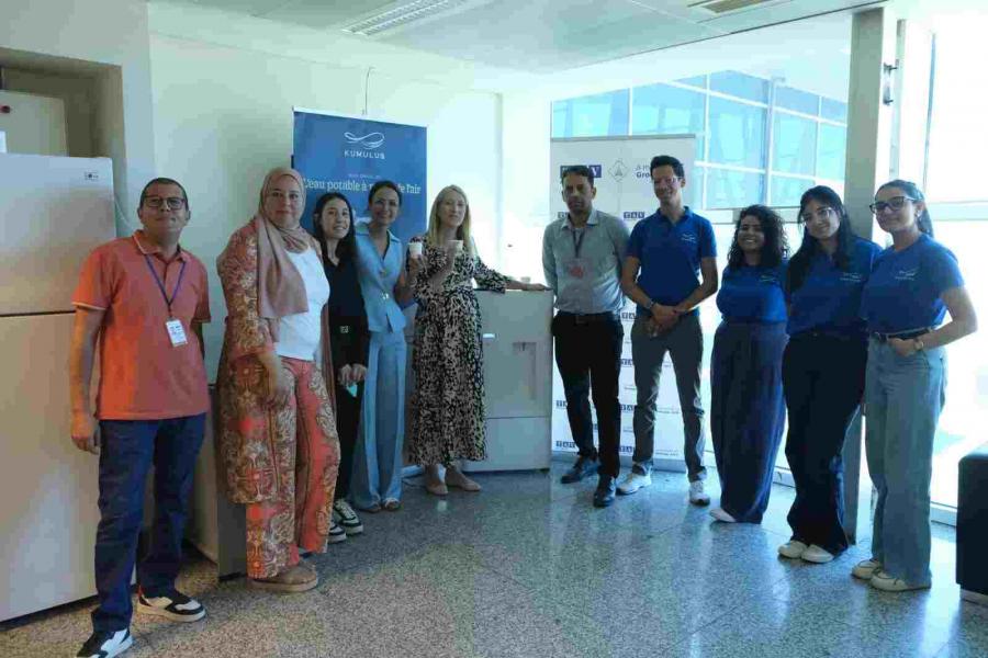 À l’aéroport Enfidha-Hammamet, Kumulus transforme l’humidité en eau potable