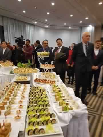 Rafik Abdessalem et Mohamed Goumani à la fête nationale iranienne