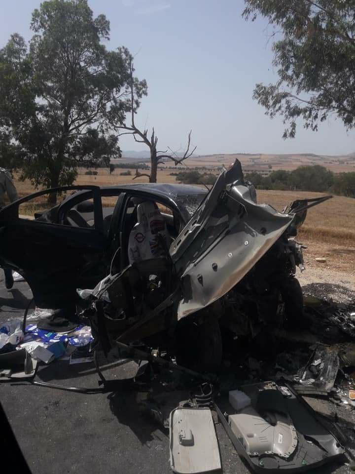 Béja : Une famille algérienne de cinq membres décimée dans un grave accident de la route