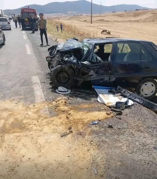 Jendouba : un tragique accident de la route fait trois morts et six blessés