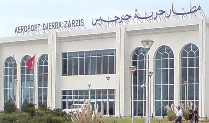 Suspension du trafic aérien à l'aéroport de Djerba-Zarzis le soir