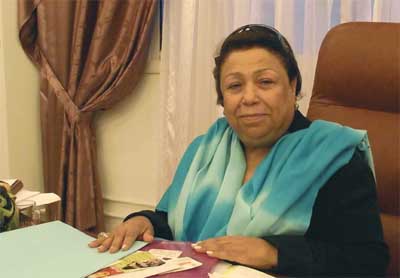 Saida Agrebi nommée Ambassadrice de l’ONU de la bonne volonté pour la paix et l’humanitaire