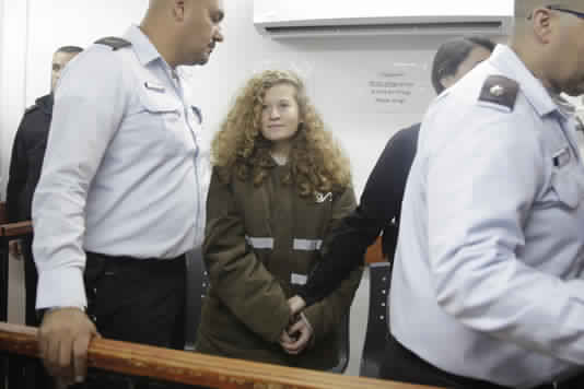 La détention d'Ahed Temimi prolongée jusqu'à la fin du mois