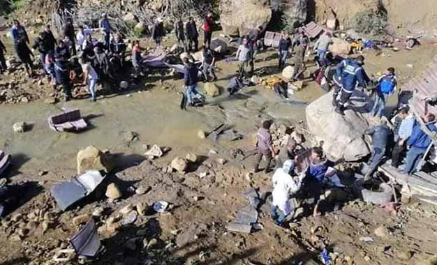 Accident de bus à Amdoun : Les corps des victimes remis à leurs familles