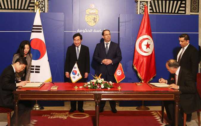 Tunisie-Corée du Sud: Signature de plusieurs accords de partenariats