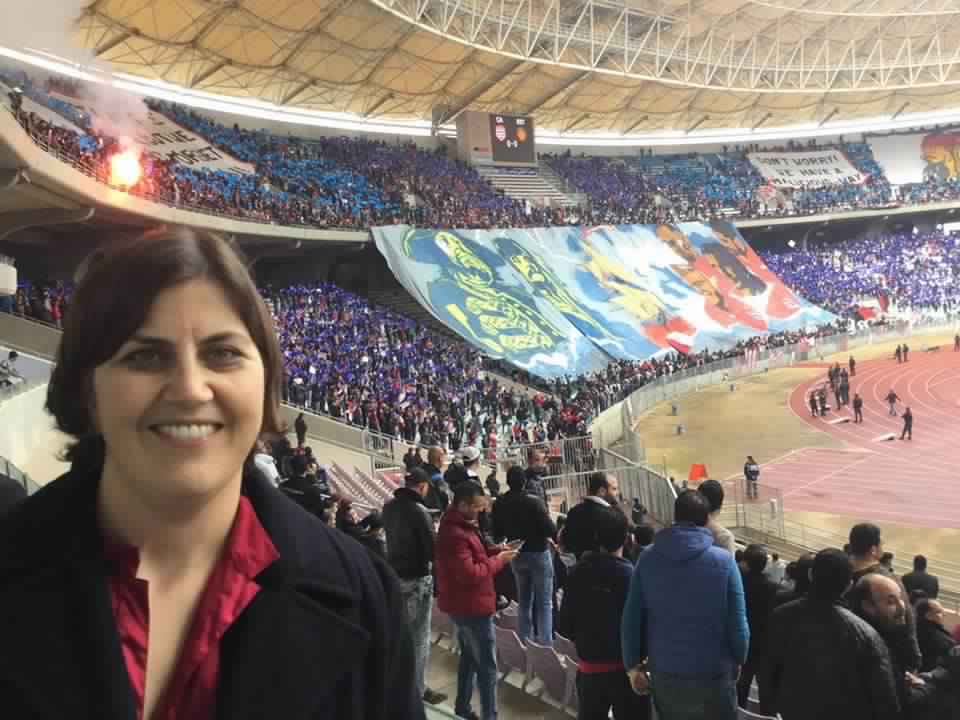 L’ambassadrice du Canada en supporter du Club Africain !